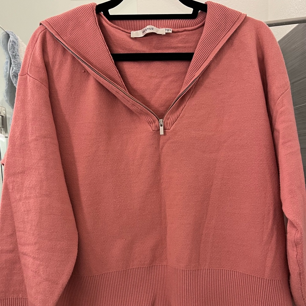 Gestuz Quarter Sip Pink Sweater